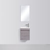Enzo 400Concrete Single Drawer Vanity Set