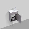 Enzo 400Concrete Single Drawer Vanity Set