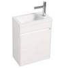 Enzo 400 White Single Drawer Vanity Set