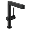 Finoris Single lever basin mixer 230 with pull-out spray, 2jet without waste set Matt Black Regular price
