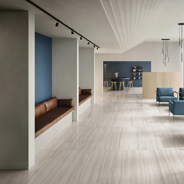 Flow White Textured Full Body Porcelain 