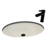 Sophia Undercounter Basin Polished White 550X415X190mm
