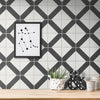 H15 Gemini Black 2 150x150x8.5mm Porcelain Matt Tiles (1.00sqm/box)