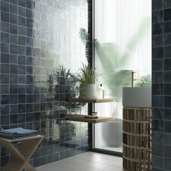 Hanoi Subway Blue Night Ceramic Tiles