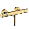 Hansgrohe Ecostat Shower Thermostat Comfort For Exposed Installation Polished Gold Optic