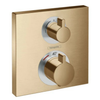 Hansgrohe Ecostat Square Thermostat For Concealed Installation For 2 Functions Brushed Bronze
