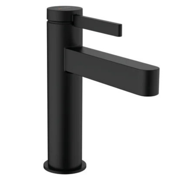 Hansgrohe Finoris Single Lever Basin Mixer 110 Without Waste Set Matt Black