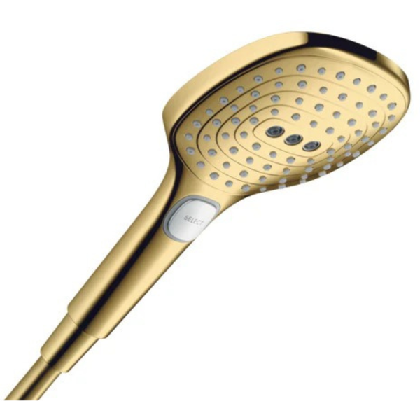 Hansgrohe Raindance Select E Hand Shower 120 3Jet Polished Gold Optic