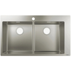 Hansgrohe S71 S711-F765 Built-In Sink 370/370 Stainless Steel