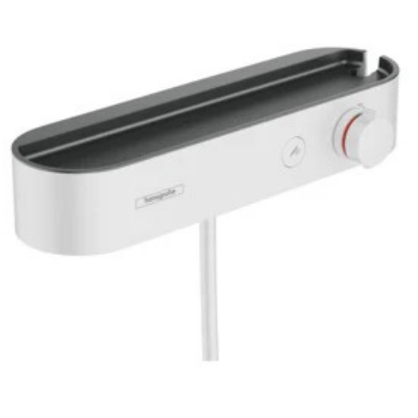 Hansgrohe Showertablet Select Shower Thermostat 400 For Exposed Installation Matt White