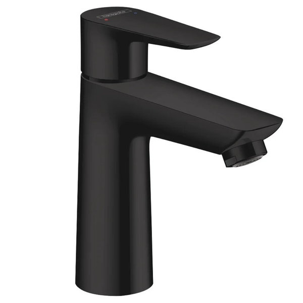 Hansgrohe Talis E Single Lever Basin Mixer 110 Without Waste Set Matt Black