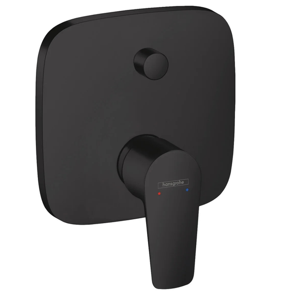 Hansgrohe Talis E Single Lever Bath Mixer For Concealed Installation For Ibox Universal Matt Black