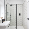 Hexagon Basic White Tiles