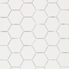 Hexagon Unglazed Pure White