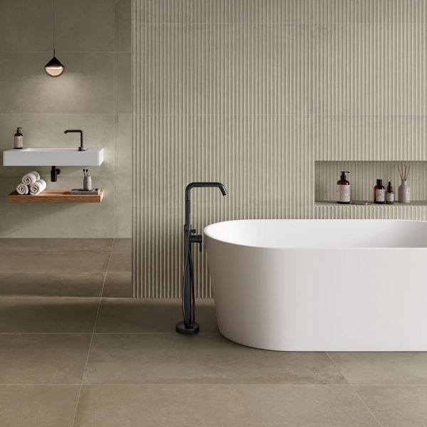 Iconic Striato Beige Matt Porcelain 