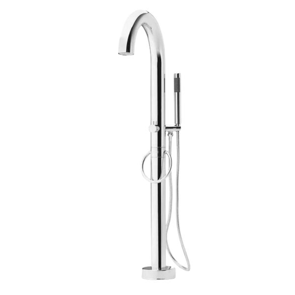 JEE-O Original Freestanding Bath/Shower Mixer Stainless Steel With Hand Shower, Brushed Regular price