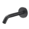 JEE-O Slimline Wall Mounted Spout Stainless Steel For Basin Or Bath, Structured Black