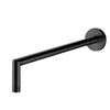JEE-O Slimline Wall Mounted Spout Stainless Steel For Basin Or Bath, Structured Black
