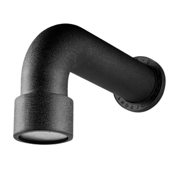 JEE-O Soho Wall Mounted Shower Stainless Steel, Hammercoated Black