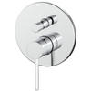 Lace Chrome Bath/Shower Mixer Trim Kit