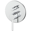 Lace Chrome Bath/Shower Mixer Trim Kit