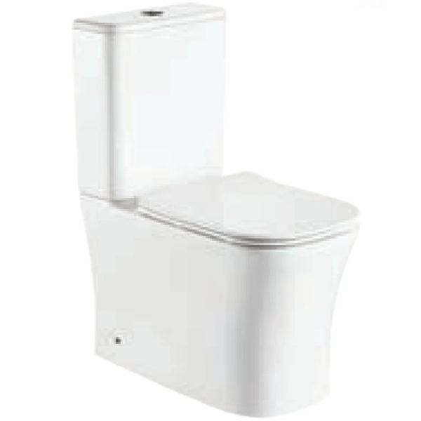 Lave‛ Cadence Rimless Closed Couple Suite Toilet