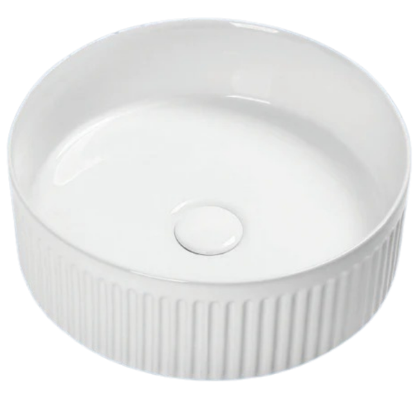 Lave Ember Fluted Counter Top Basin 