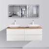 Lazio 1500 White Four Draw Vanity Set Regular price