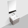 Madrid 600 Concrete Double Drawer Vanity Set