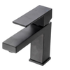 Malta Black Short Basin Mixer-Square