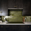 Manacor Metro Basil Green 65x400x9mm Ceramic Gloss Tiles (1.00sqm/box)