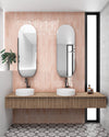 Manacor Subway Blush Pink 65X400mm