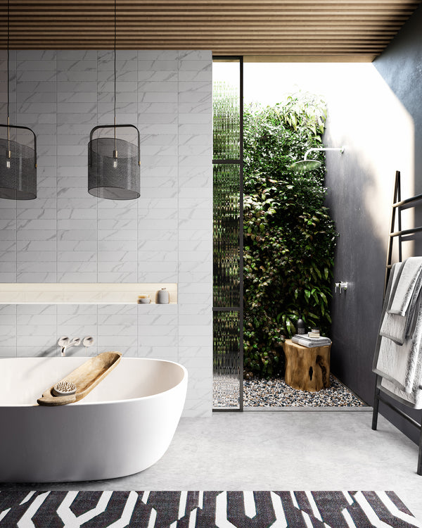 Marmol Ducale White 75X300X8.6mm