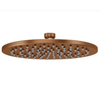 Meir Round Shower Rose 200mm - Lustre Bronze
