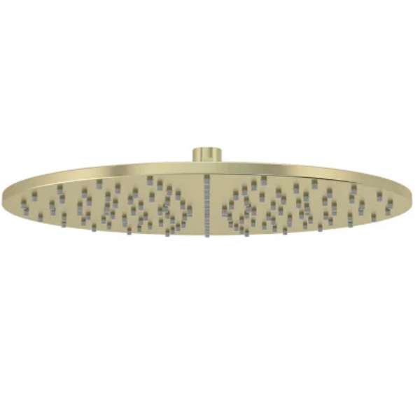 Meir Round Shower Rose 300mm - Tiger Bronze