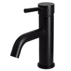 Meir Short Basin Mixer - Curved Spout (Matt Black)