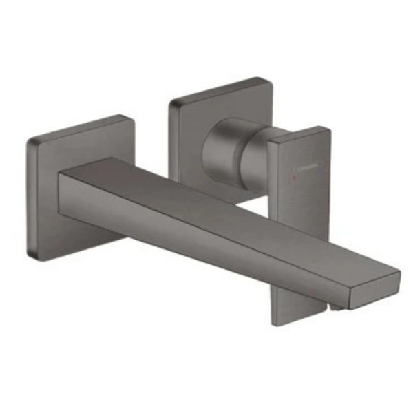 Metropol 2Hole Basin Mixer Brushed Black Chrome
