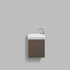 Milan 450 Gloss Grey Vanity Set