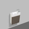 Milan 450 Gloss Grey Vanity Set