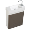 Milan 450 Gloss Grey Vanity Set