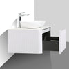 MONZA 800 WHITE VANITY SET