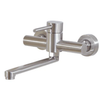 Moon Brushed Stainless Steel Sink Mixer Wall Type