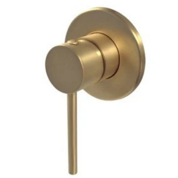 Neo Brushed Brass Concealed Shower Mixer