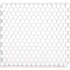 Penny Round White Gloss