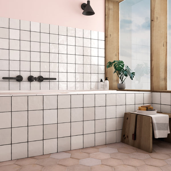 La Riviera Cuadrado Blanc 132x132x9mm (1sqm/box)