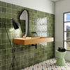 La Riviera Cuadado Botanical Green 132x132x9mm Ceramic Gloss Tiles (1.00sqm/box)