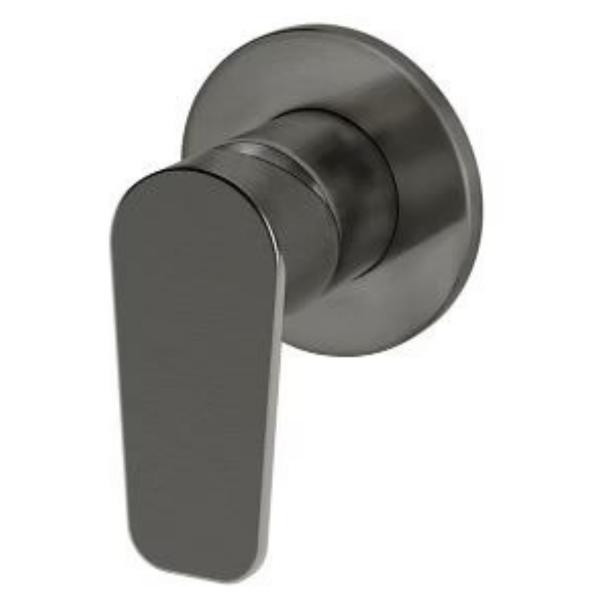 Round Paddle Wall Mixer Gun Metal