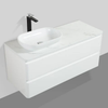 Santorini 1200 White Double Draw Vanity Set