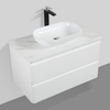 Santorini 900 White Double Draw Vanity Set