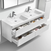 Milan 1500 White Vanity Set